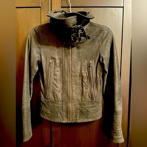 Armani Exchange leather jacket